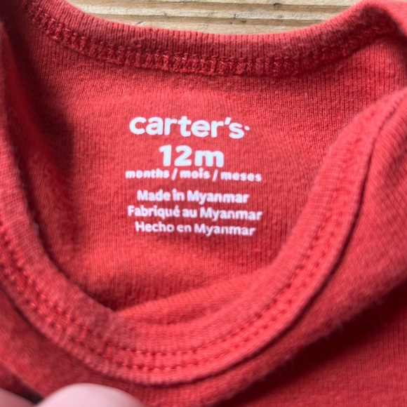 4 infant toddler baby 12M Carter's Bodysuits snap closure onesies - Picture 6 of 9